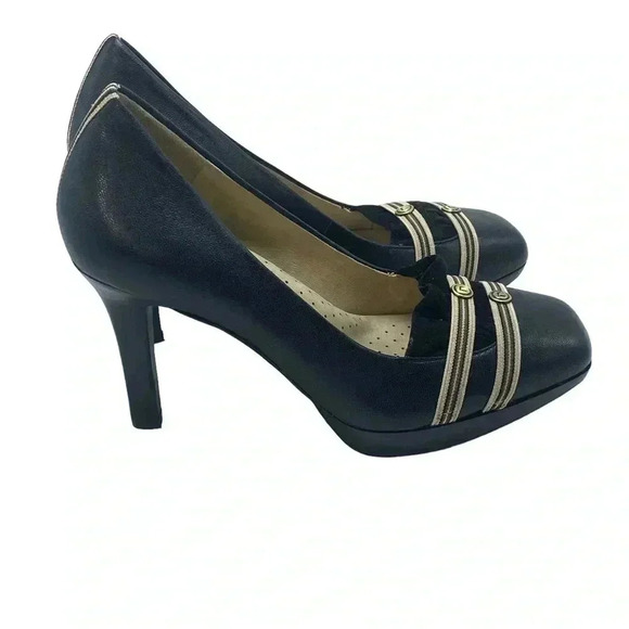 Rockport dapperPlatform 3.5” platform Odiprene Leather Insole k54022 pinup - Picture 1 of 7